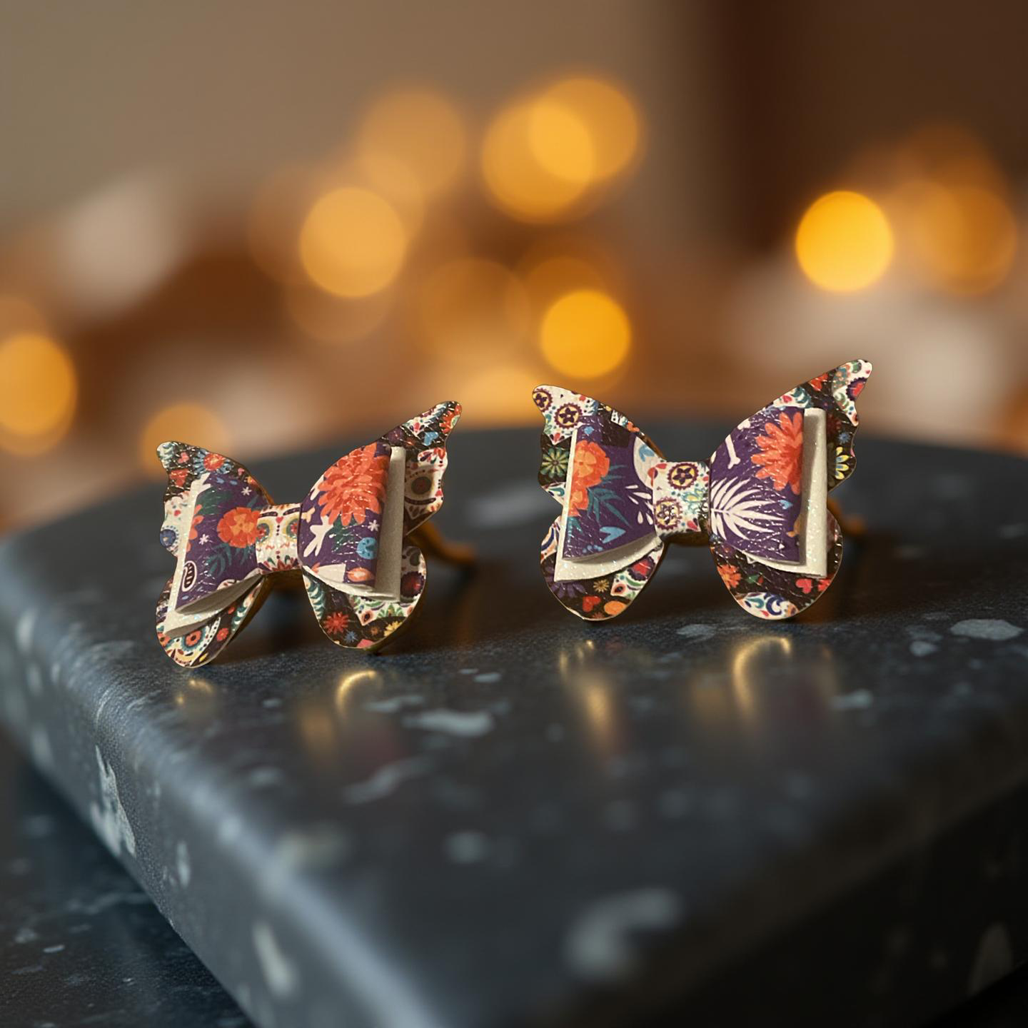 Muertos Blooms Bite- Size Hairbows