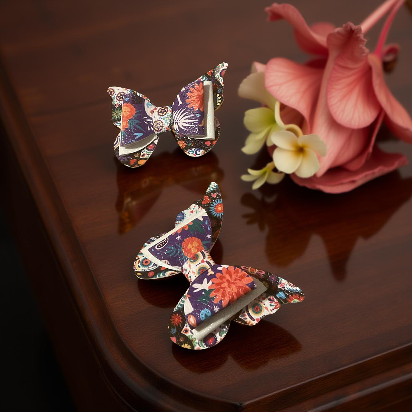 Muertos Blooms Bite- Size Hairbows