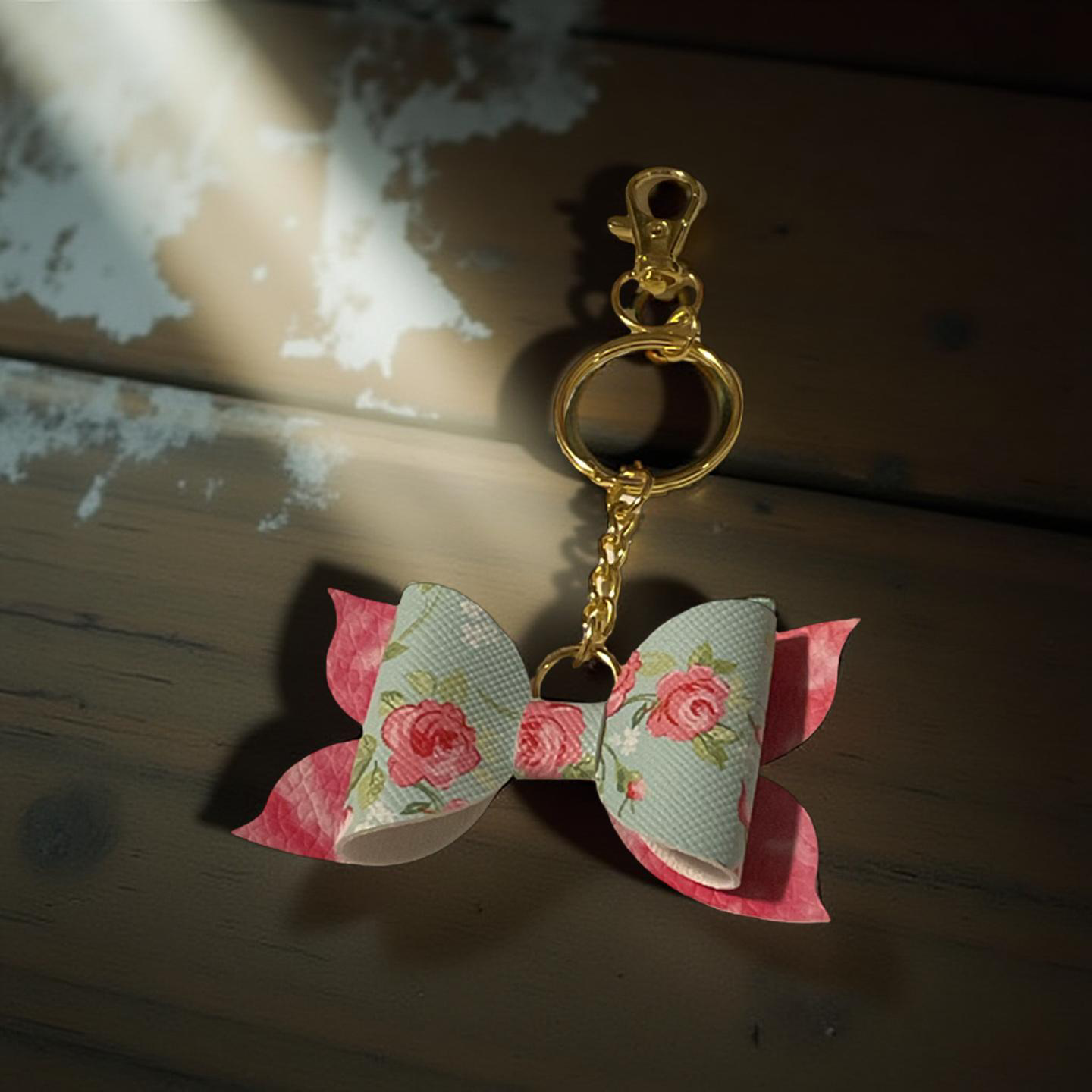 Wild Rose keychain