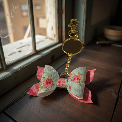 Wild Rose keychain