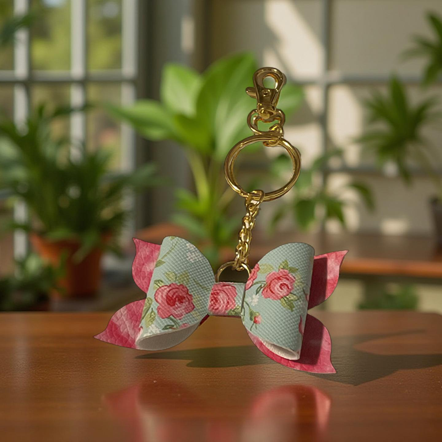 Wild Rose keychain