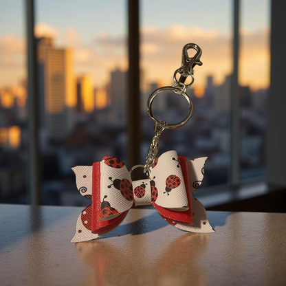 Lady Bug Love Keychain
