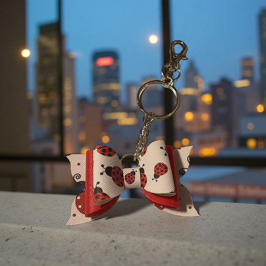 Lady Bug Love Keychain