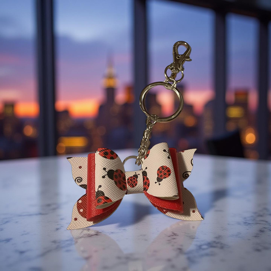 Lady Bug Love Keychain