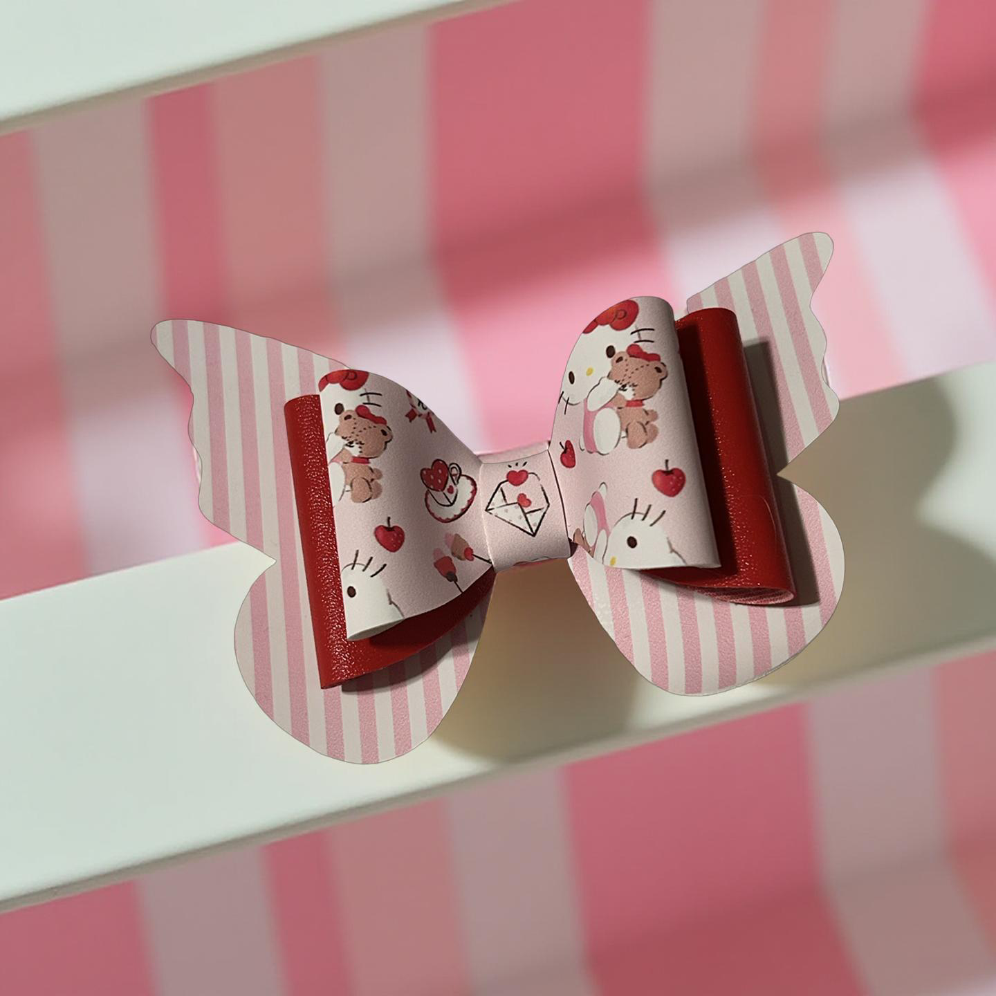 Pinky Hello Kitty Hairbow