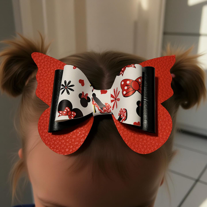Red Carpet Mini Hairbow