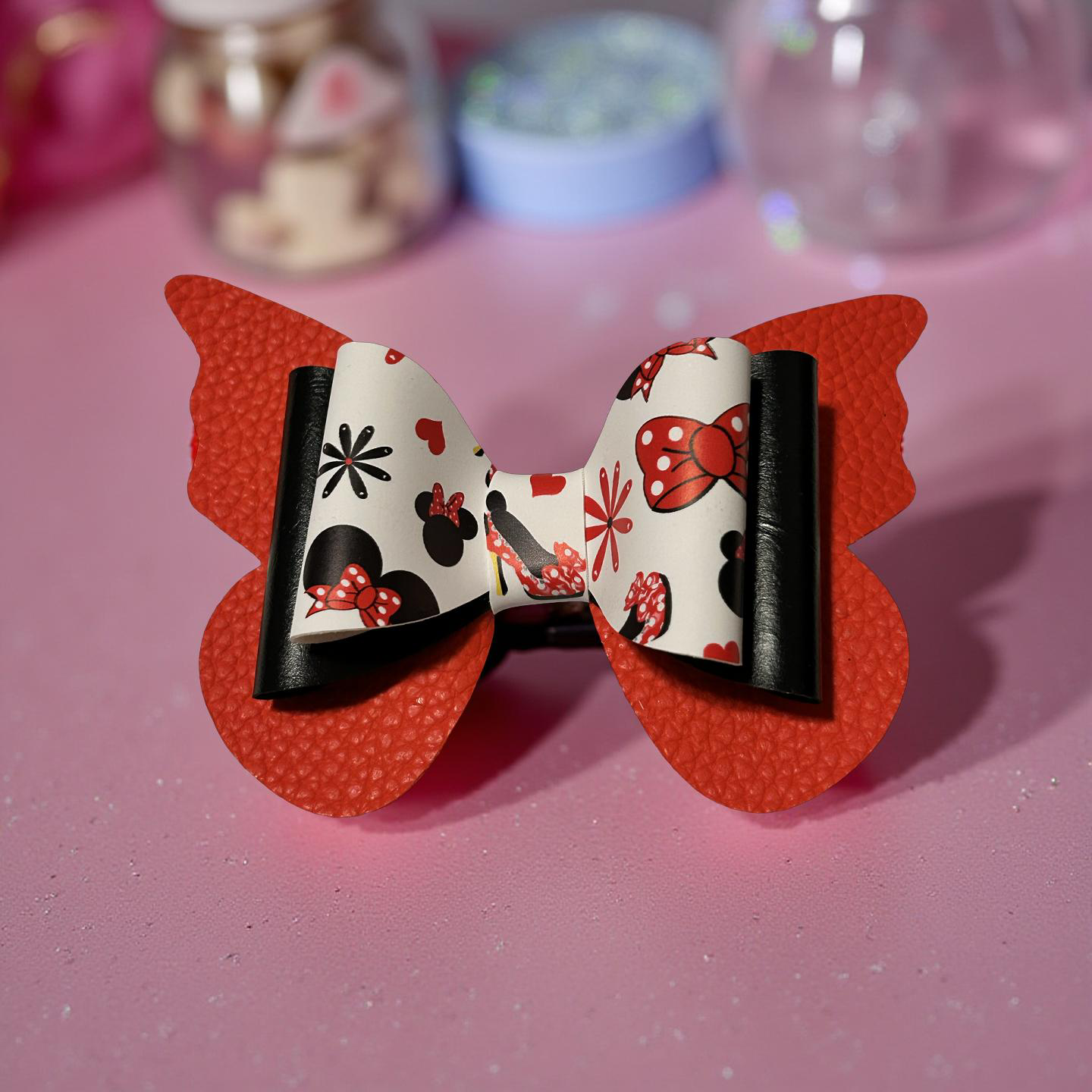 Red Carpet Mini Hairbow