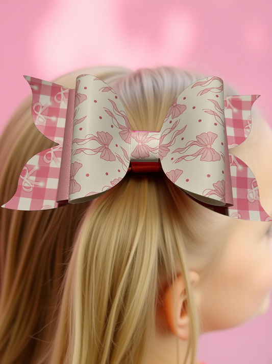 Rosy Ribbon Biggie Bow