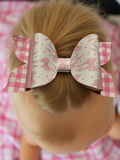 Rosy Ribbon Biggie Bow