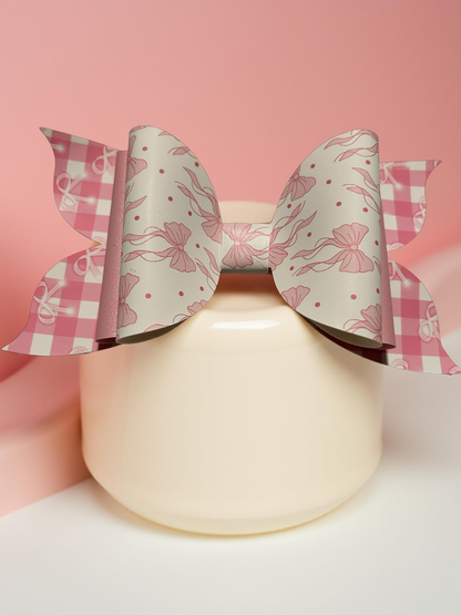 Rosy Ribbon Biggie Bow