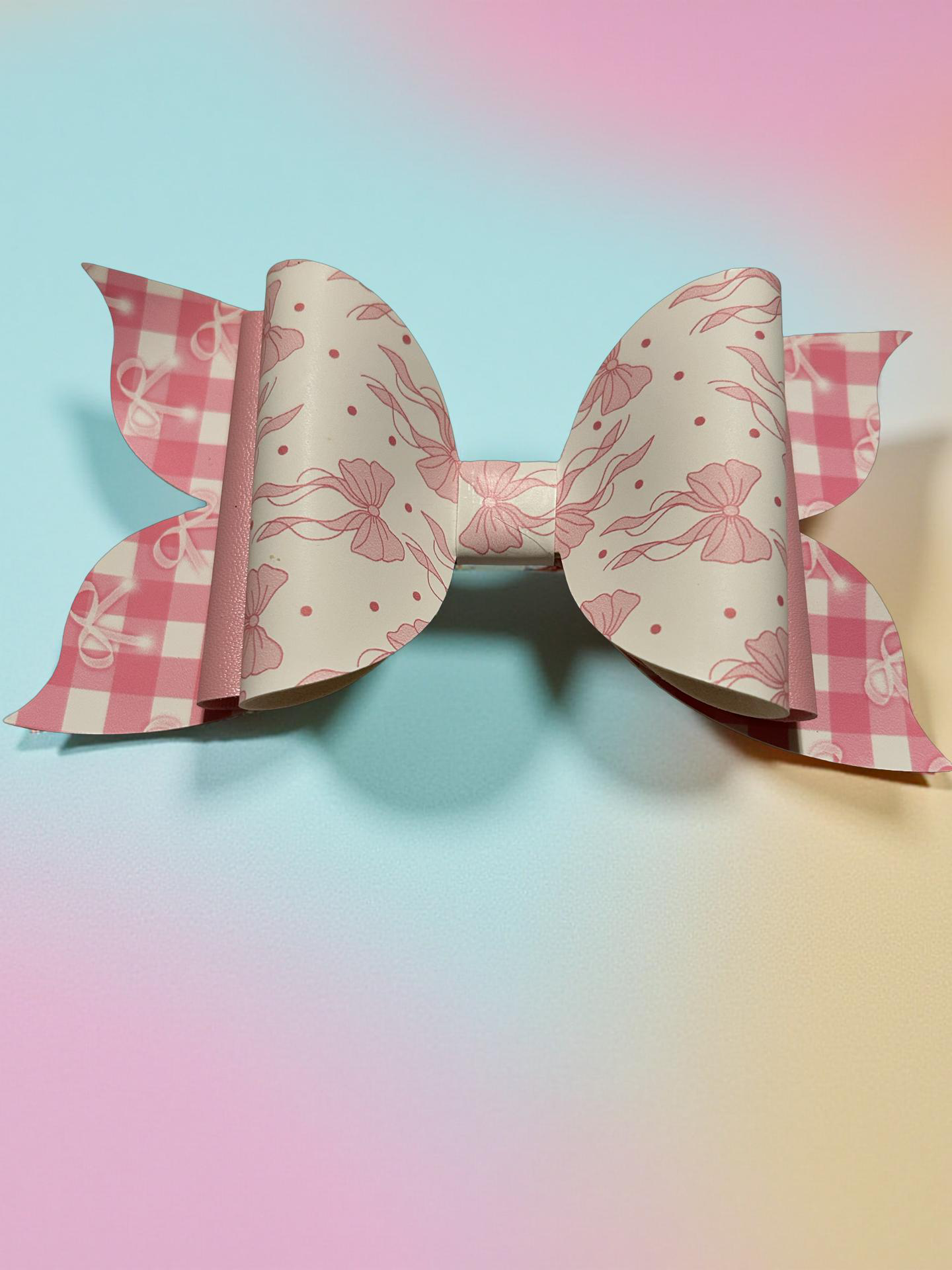 Rosy Ribbon Biggie Bow