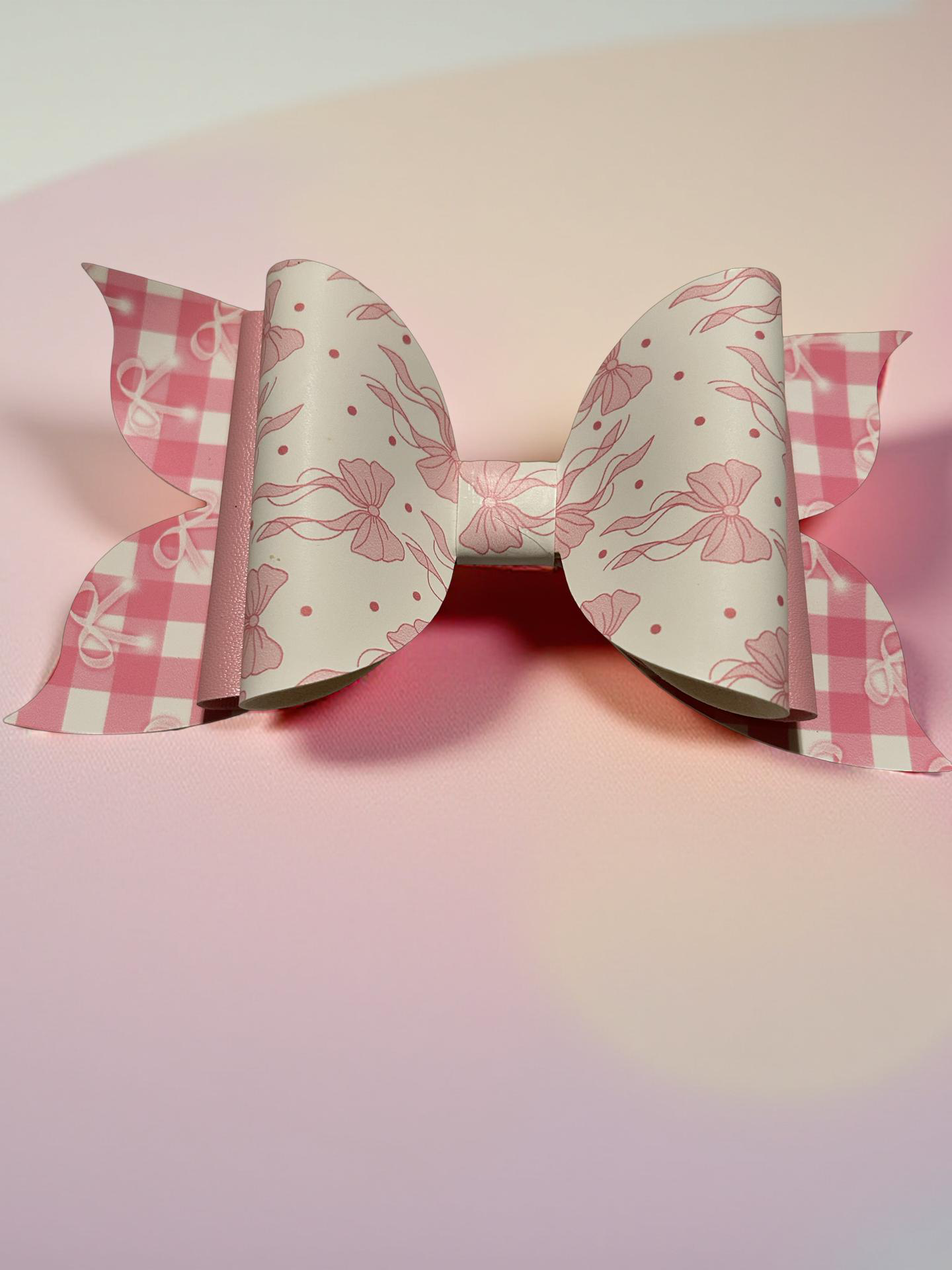Rosy Ribbon Biggie Bow