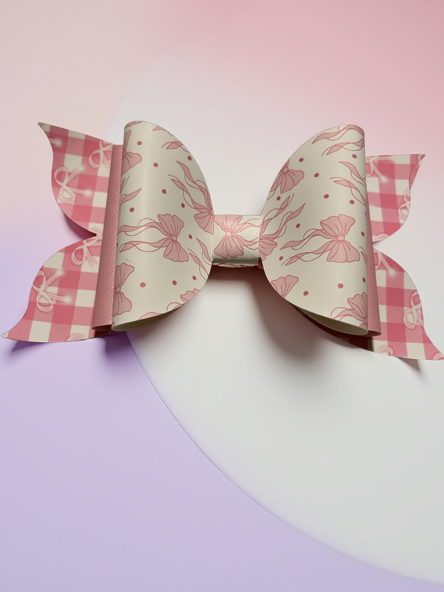 Rosy Ribbon Biggie Bow