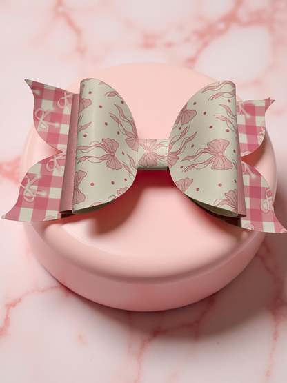 Rosy Ribbon Biggie Bow