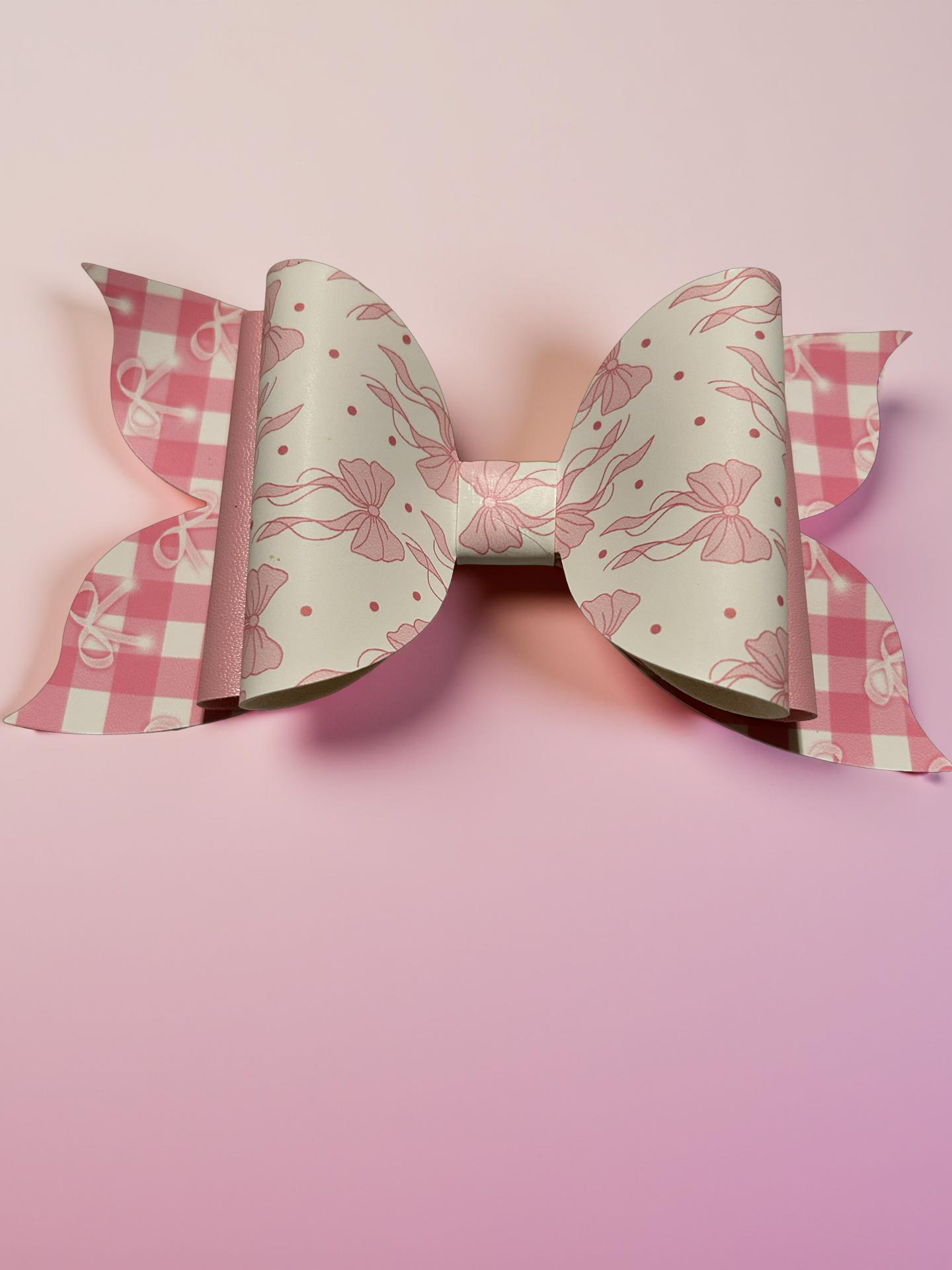 Rosy Ribbon Biggie Bow