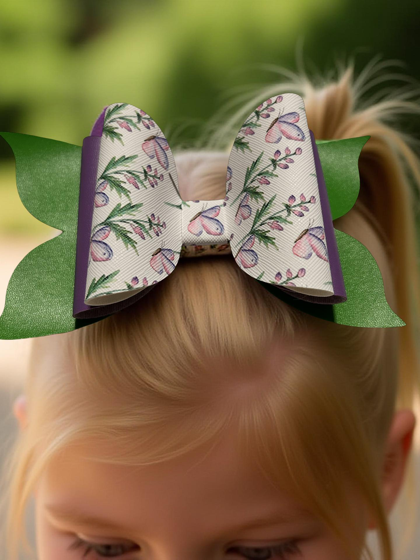 Rosy Ribbon Biggie Bow