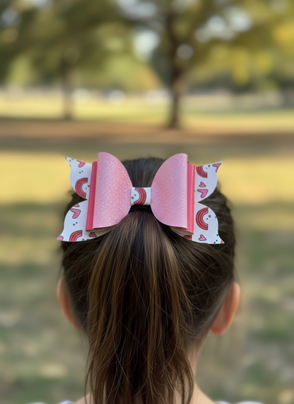 Love Notes & Glitter Biggie Bow