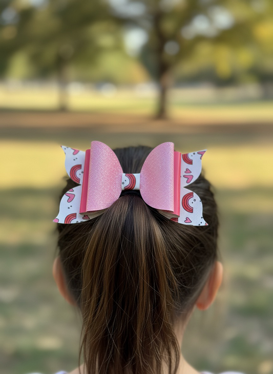 Love Notes & Glitter Biggie Bow