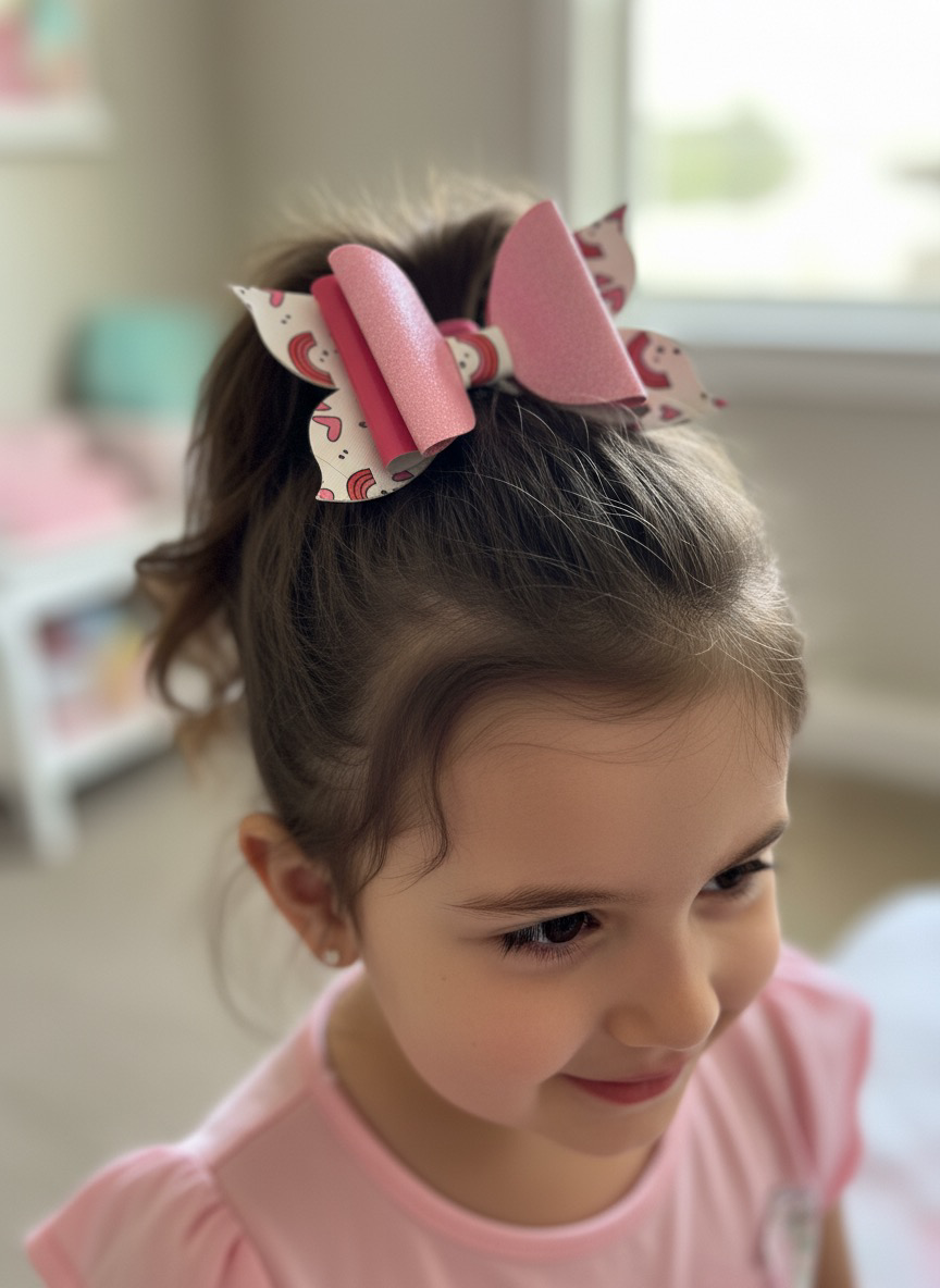 Love Notes & Glitter Biggie Bow