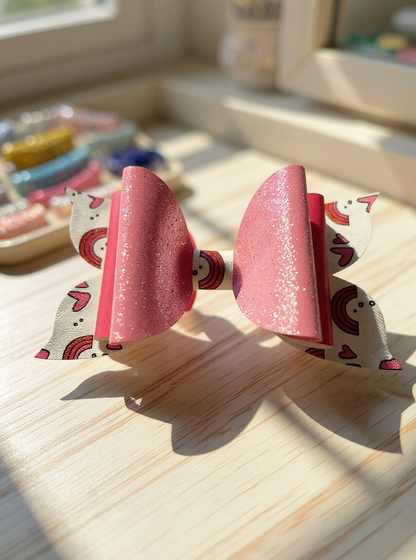 Love Notes & Glitter Biggie Bow