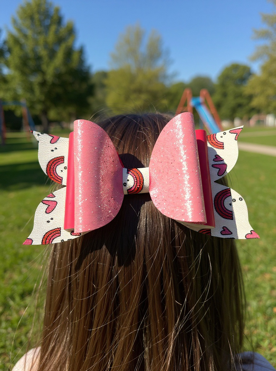 Love Notes & Glitter Biggie Bow