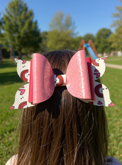 Love Notes & Glitter Biggie Bow