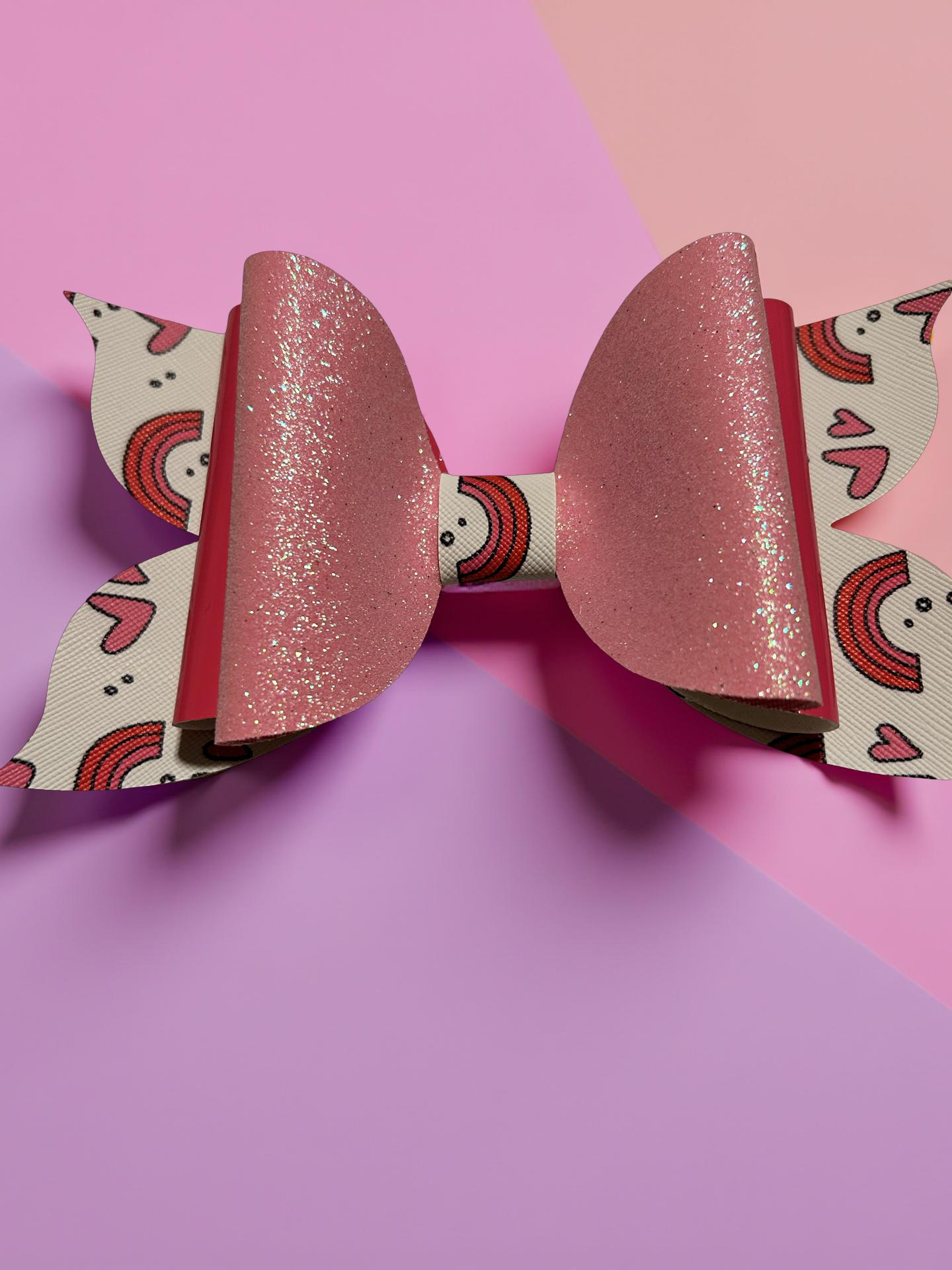 Love Notes & Glitter Biggie Bow