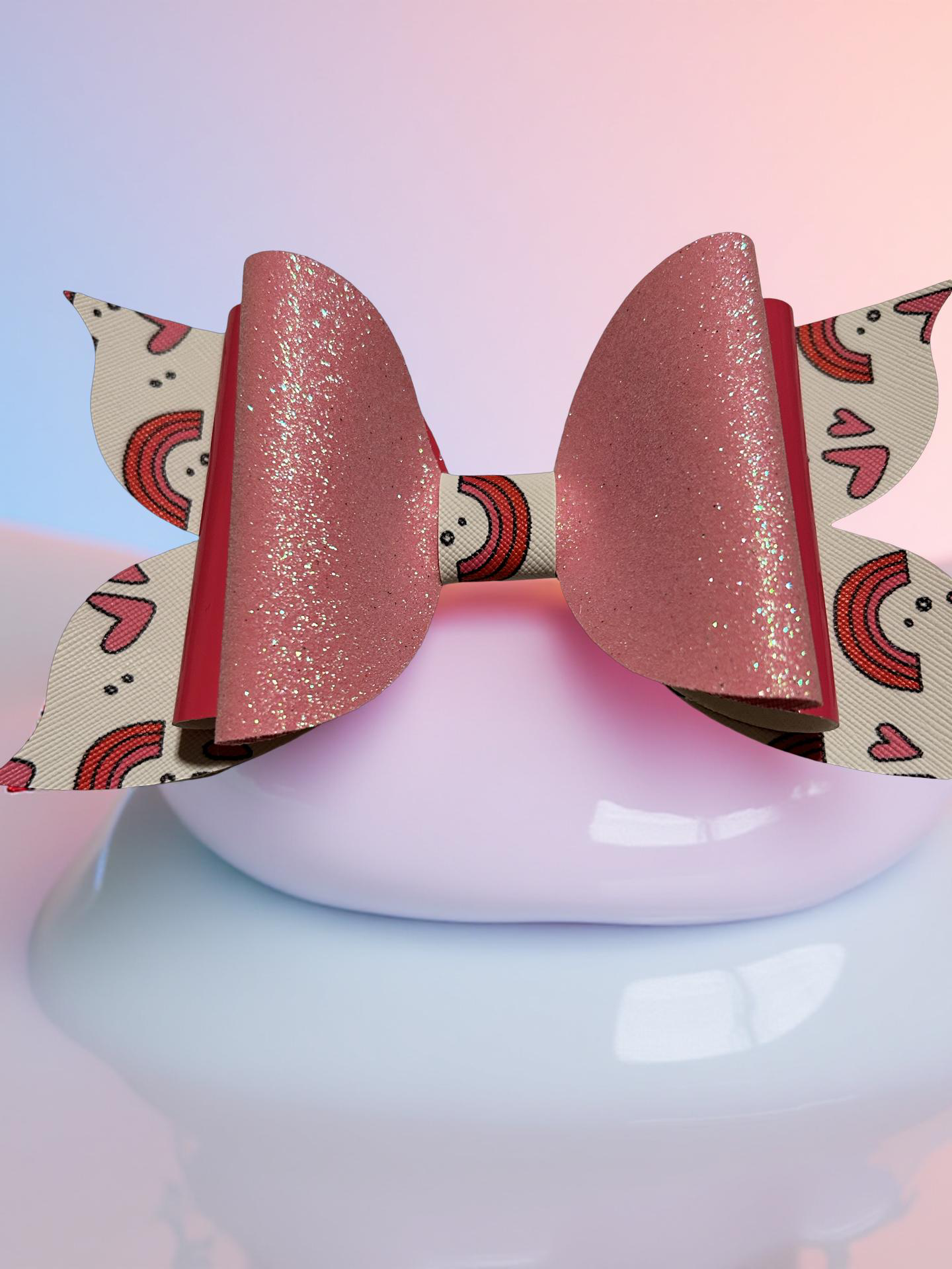 Love Notes & Glitter Biggie Bow