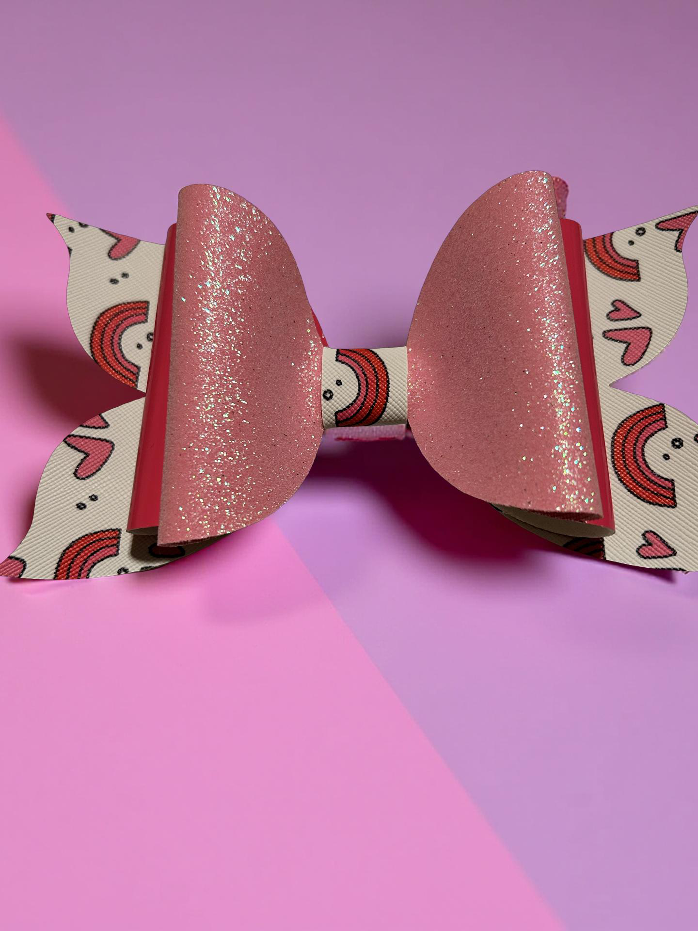 Love Notes & Glitter Biggie Bow