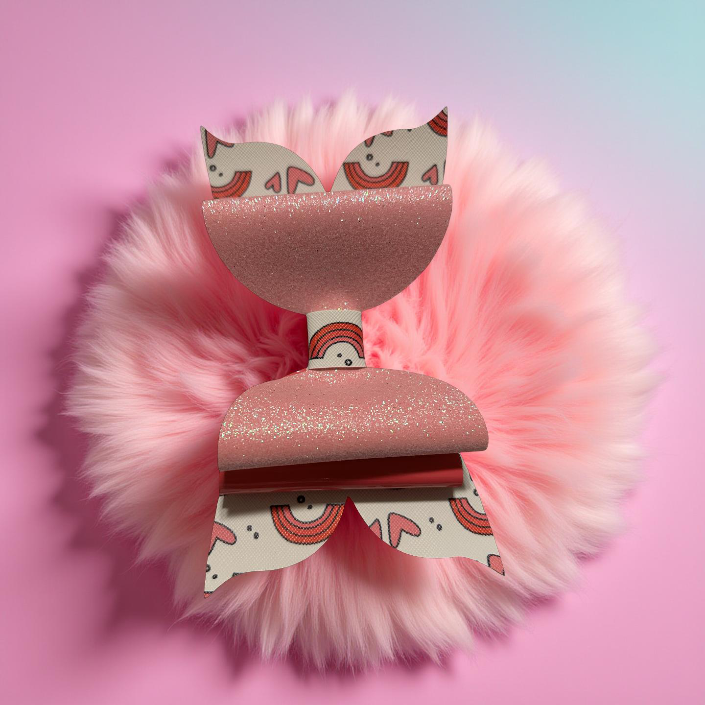 Love Notes & Glitter Biggie Bow