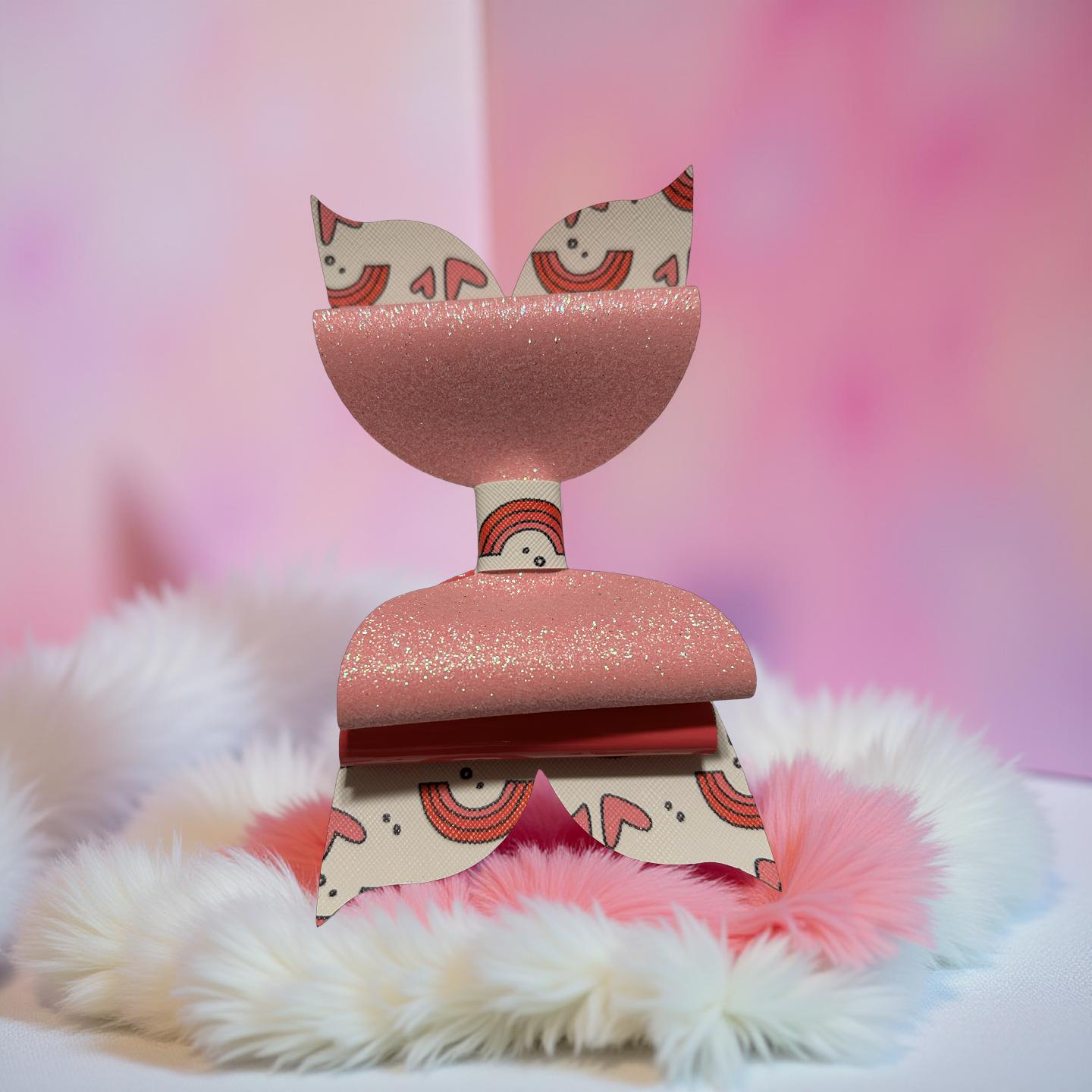 Love Notes & Glitter Biggie Bow