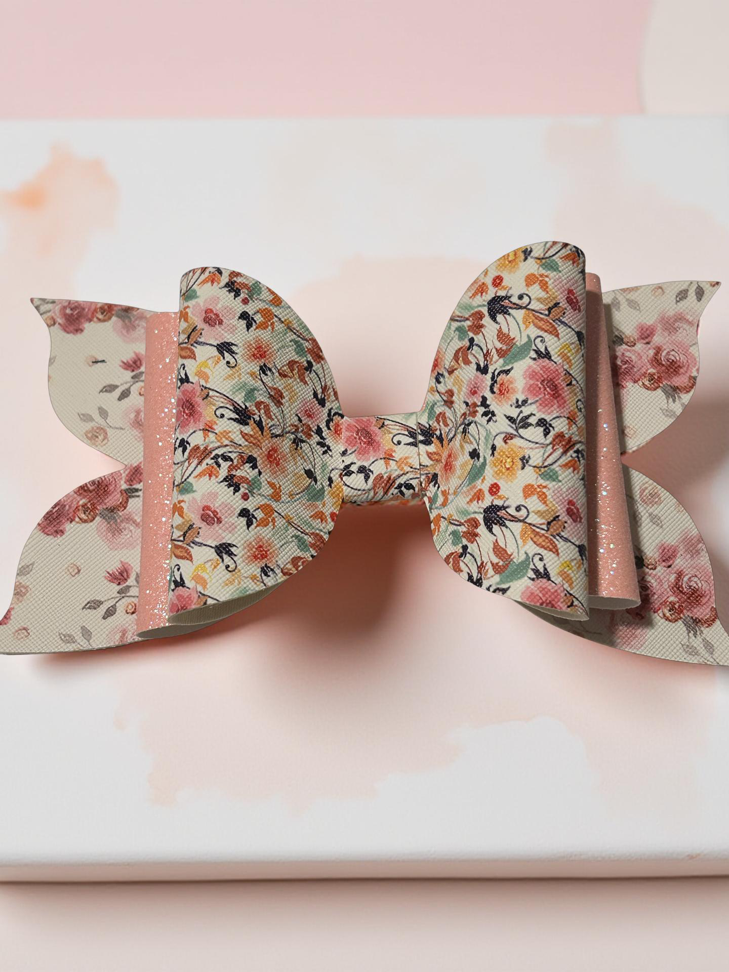 Floral Flutter Biggie Bow