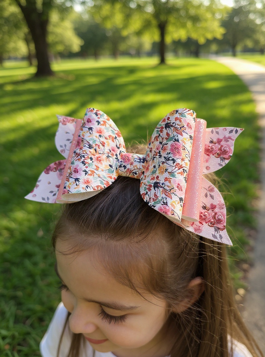 Floral Flutter Biggie Bow