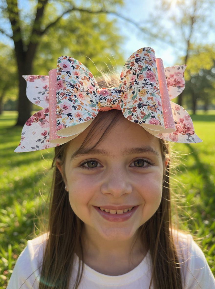 Floral Flutter Biggie Bow