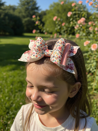 Floral Flutter Biggie Bow