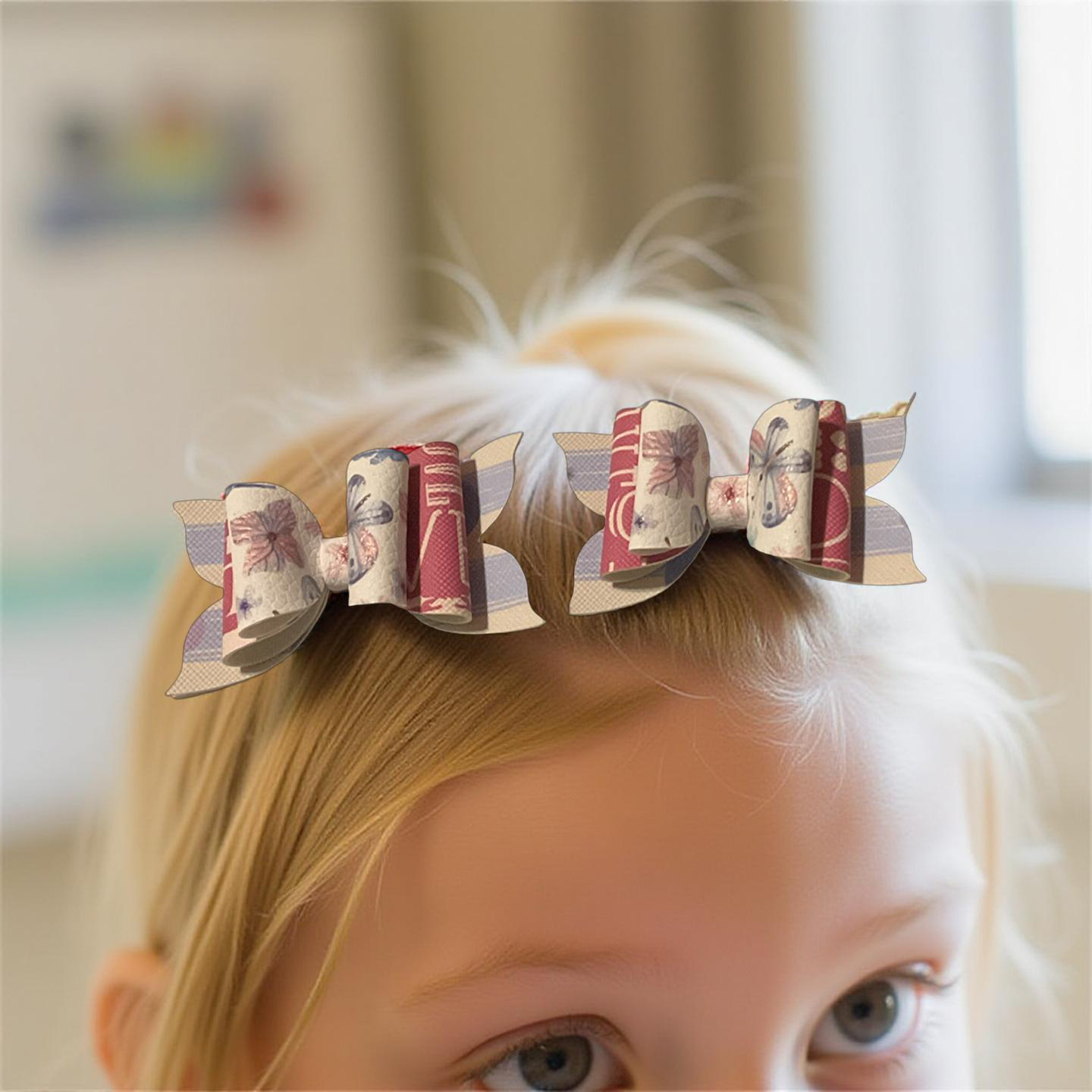 Butterfly Kisses Bite- Size Hairbows