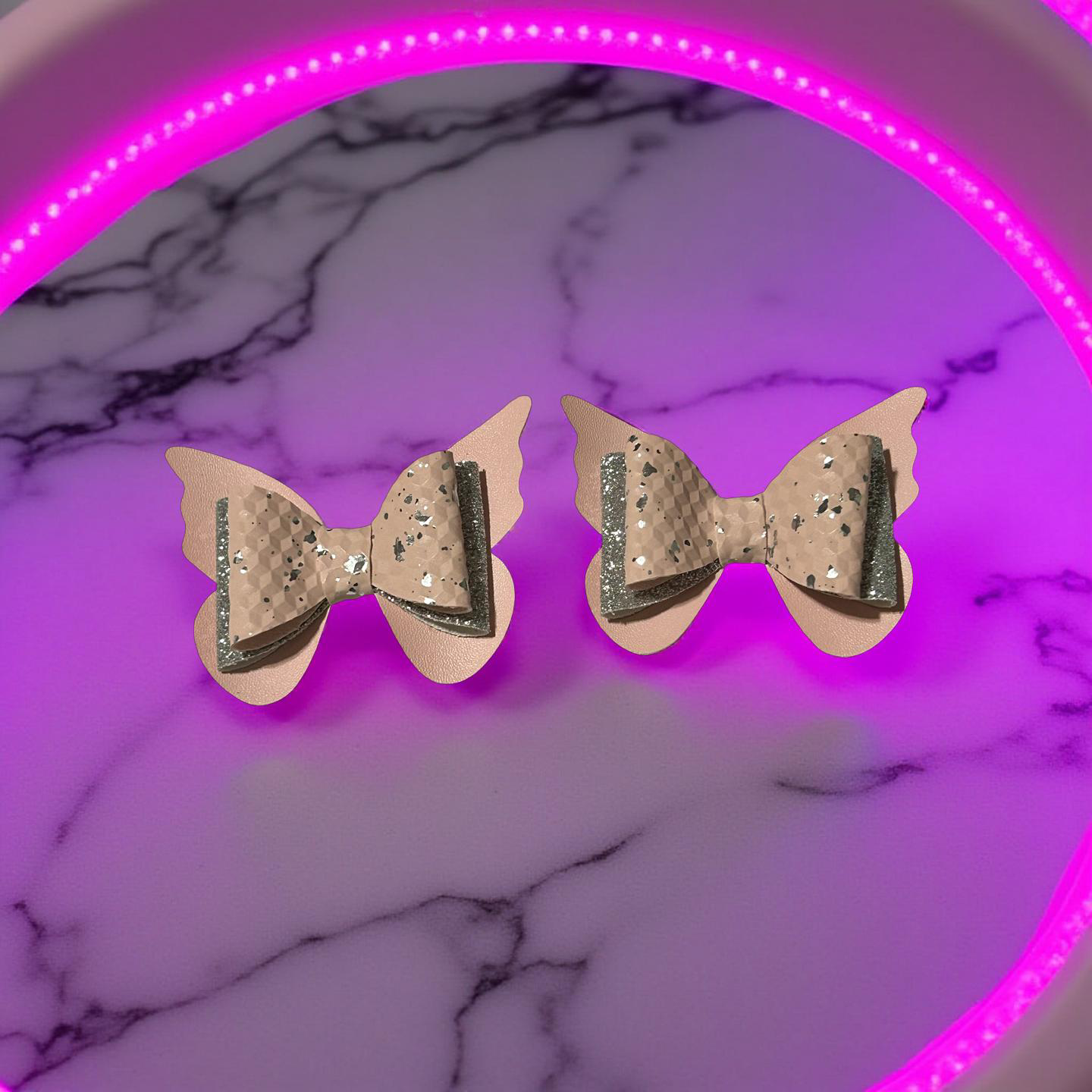 Glitter Wings Bite Size Bows