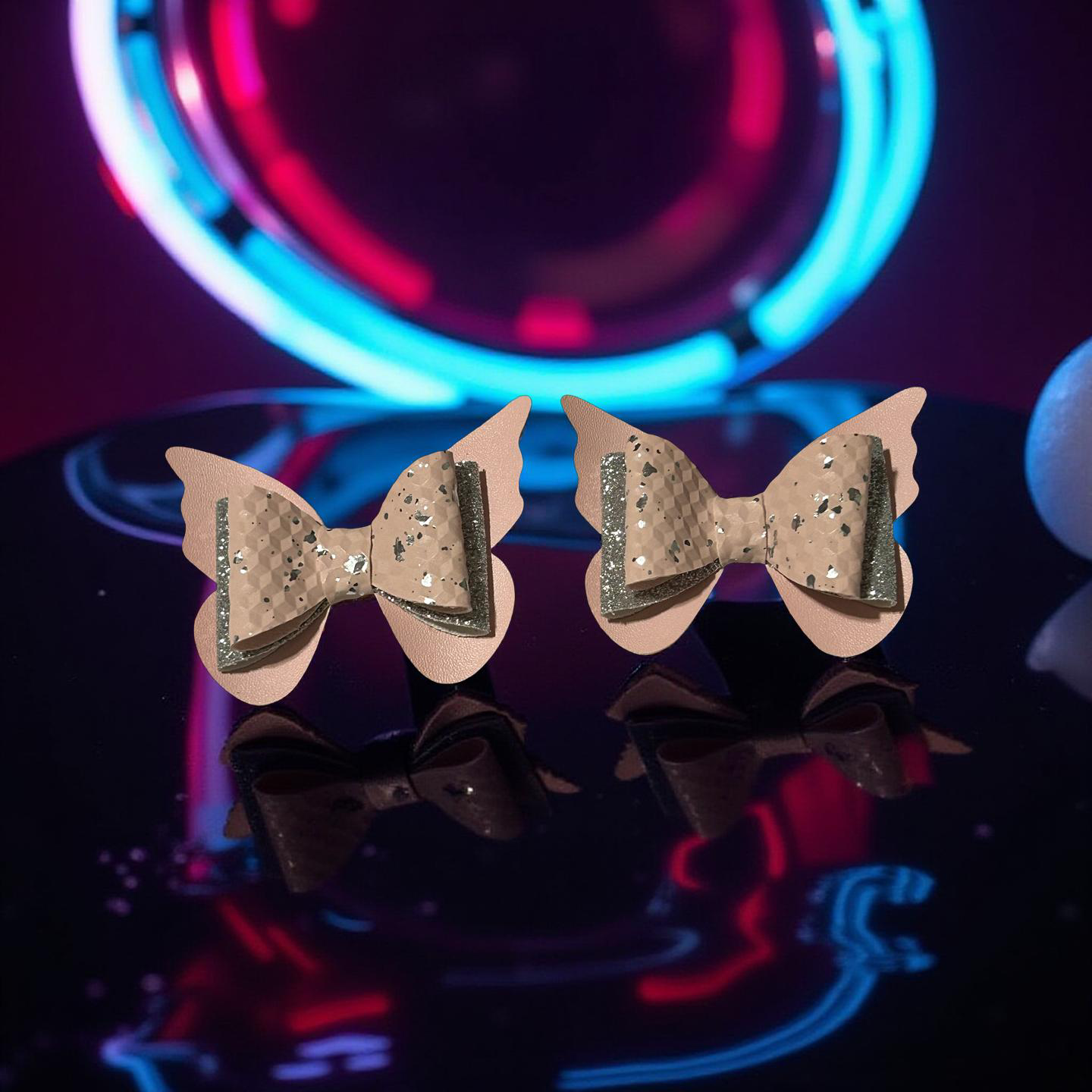 Glitter Wings Bite Size Bows