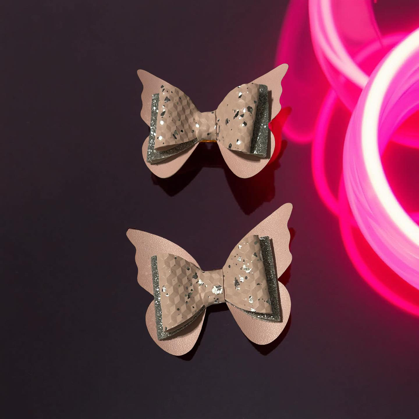 Glitter Wings Bite Size Bows