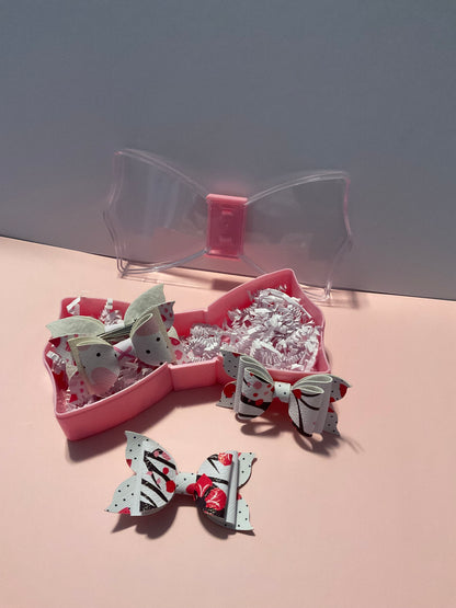 Cherry Kiss Bite‑Size Hairbows Bundle