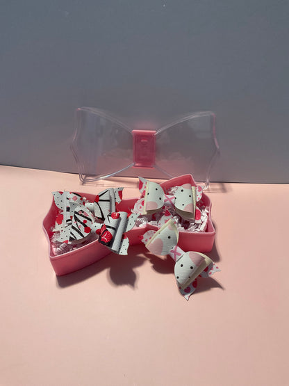 Cherry Kiss Bite‑Size Hairbows Bundle