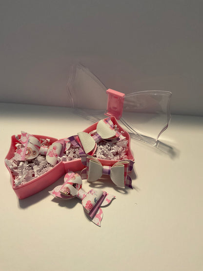 Blush Petals & Polka Party Bite-Size Bow Bundle