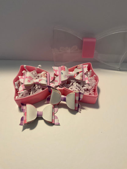 Blush Petals & Polka Party Bite-Size Bow Bundle