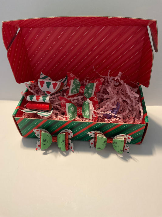 Grinchmas Hairbows Gift Box