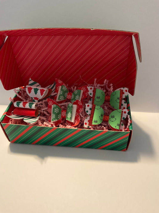Grinchmas Hairbows Gift Box