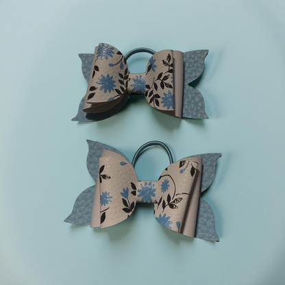 Blue Blossom Bite-Size Bows