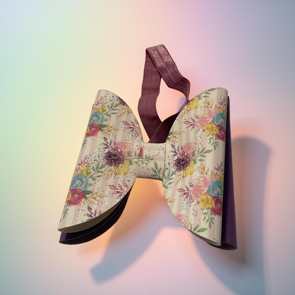 The Vintage Floral Stripe Headband