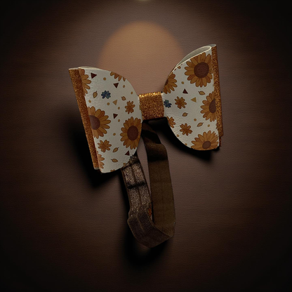 Golden Harvest Sunflower Headband