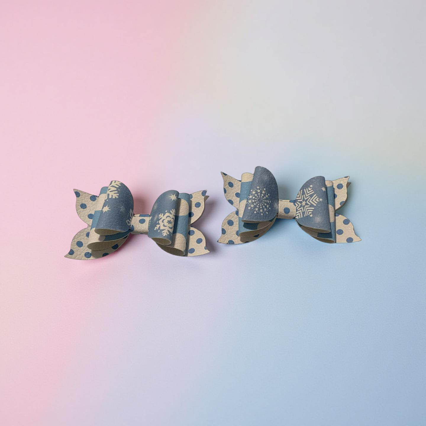 Winter Sky Bite-Size Bows