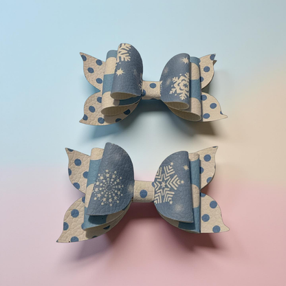 Winter Sky Bite-Size Bows